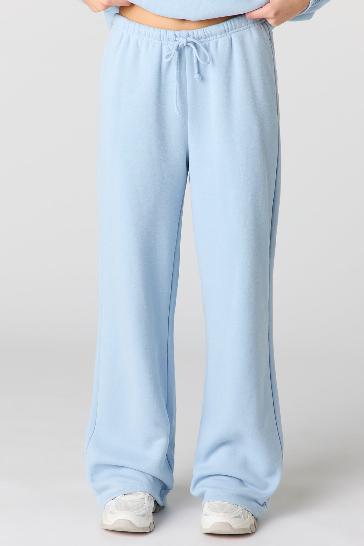 Vue alternative 2. Pantalon d'entraînement à jambe large en molleton de luxe