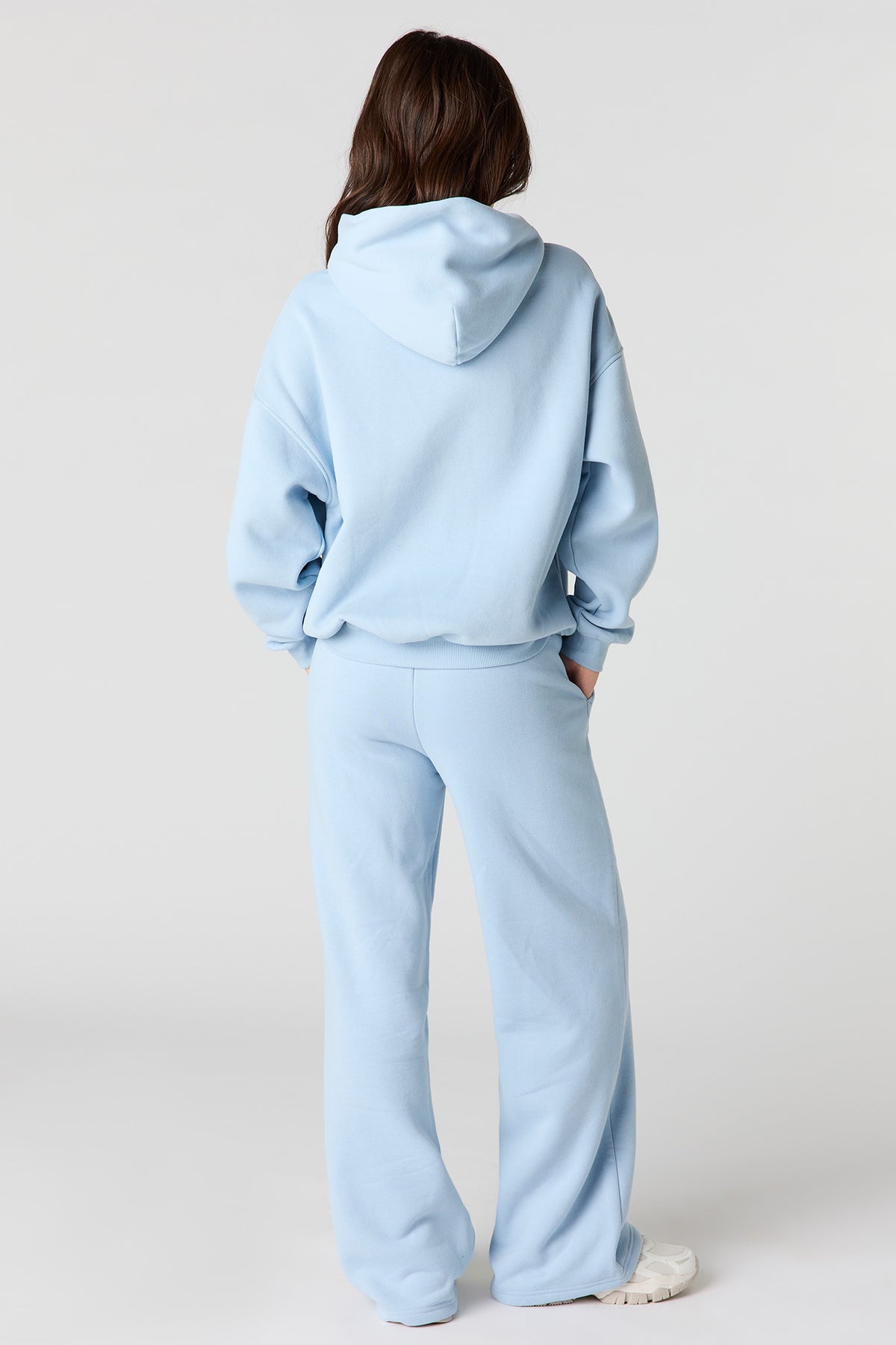 Vue alternative 3. Pantalon d'entraînement à jambe large en molleton de luxe
