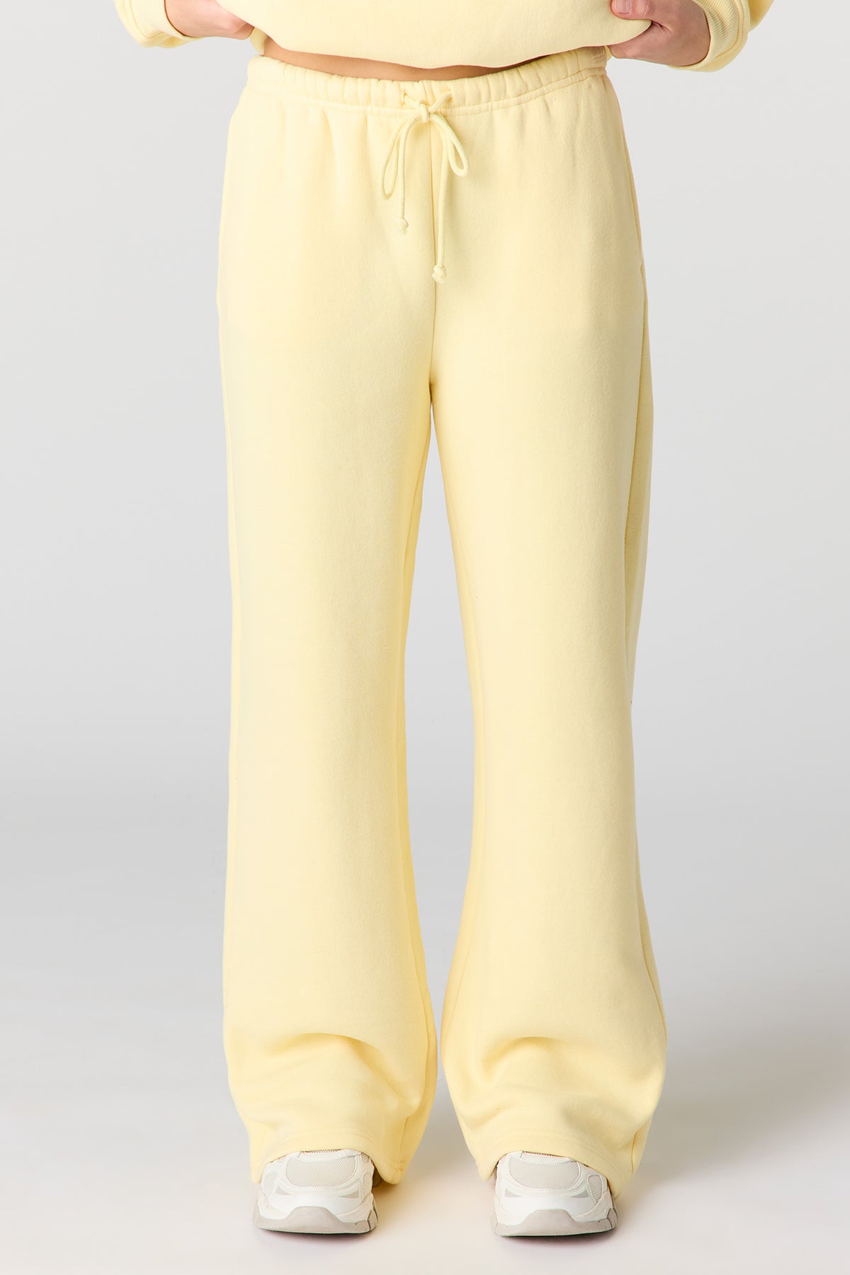 Vue alternative 2. Pantalon d'entraînement à jambe large en molleton de luxe