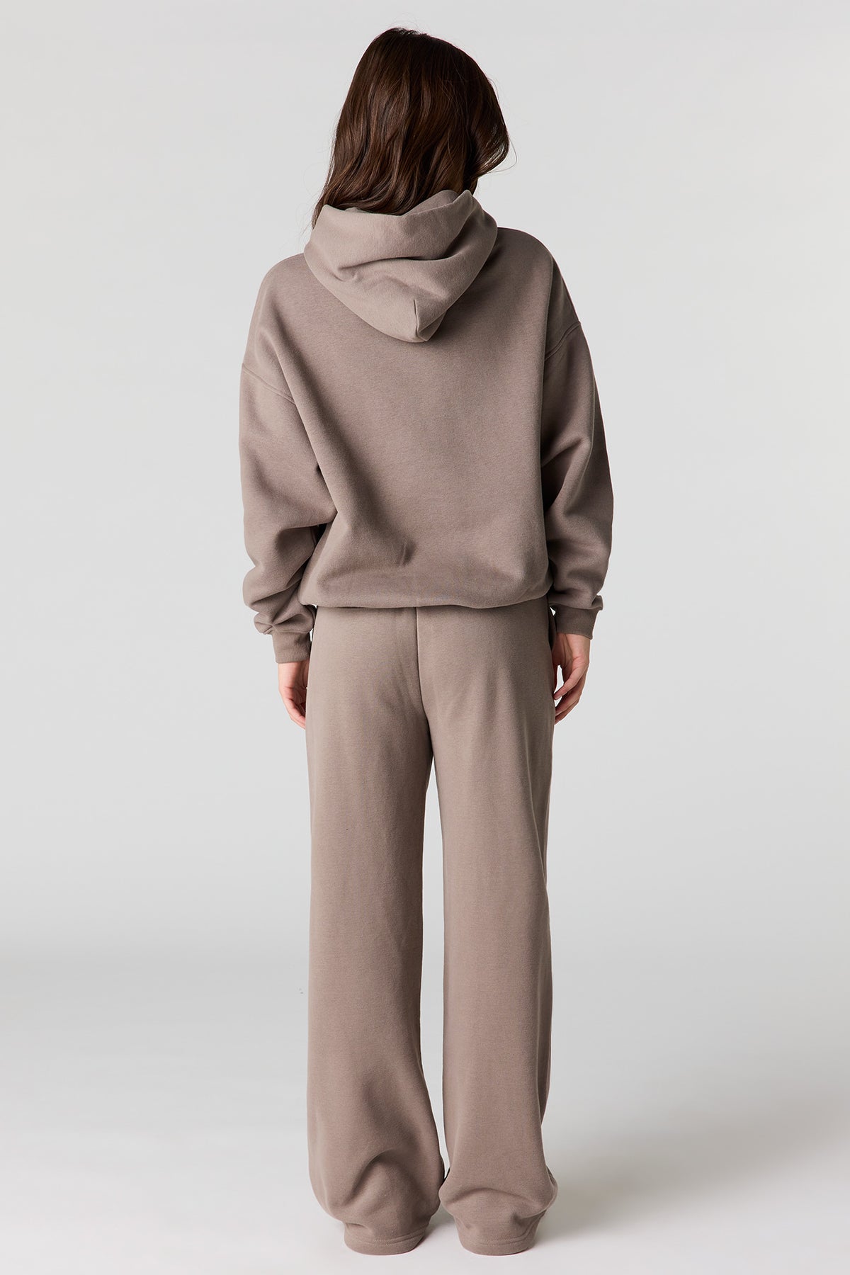 Vue alternative 3. Pantalon d'entraînement à jambe large en molleton de luxe