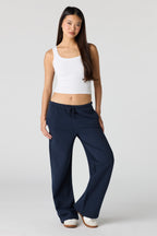 Luxe Fleece Wide Leg Sweatpant