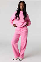 Luxe Fleece Wide Leg Sweatpant
