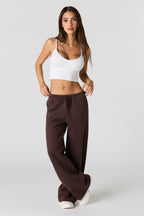 Luxe Fleece Wide Leg Sweatpant