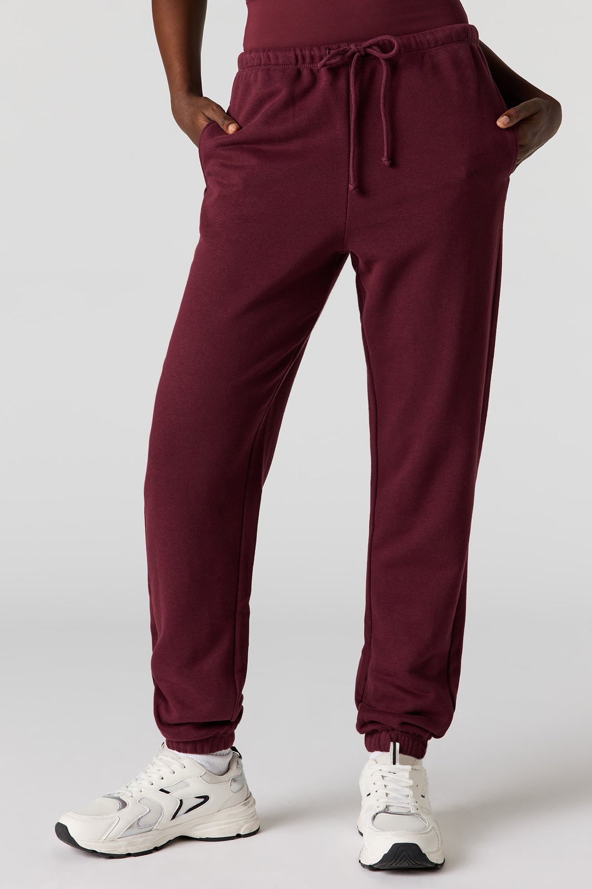 Vue alternative 2. Jogger en molleton de luxe à taille basse