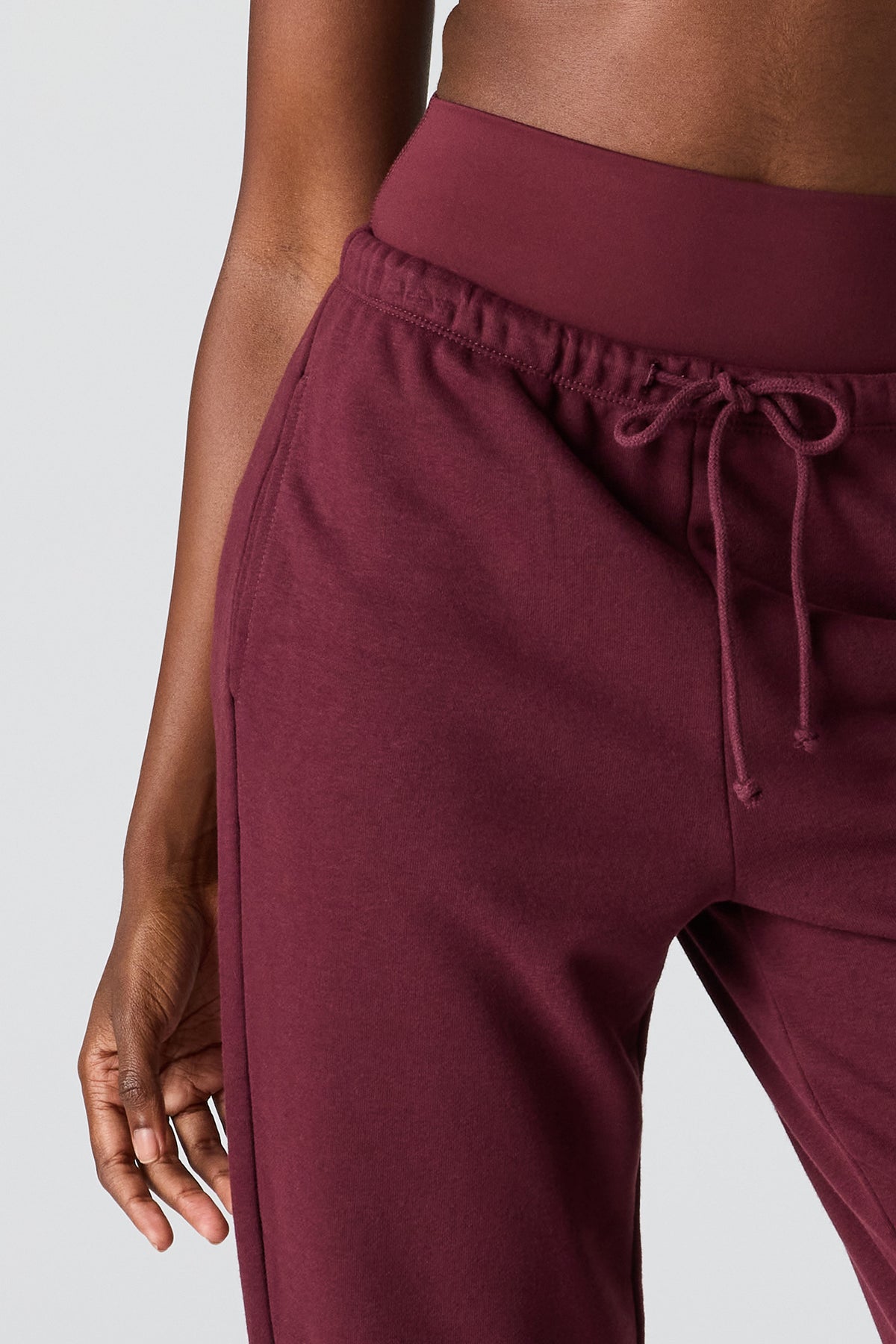 Vue alternative 4. Jogger en molleton de luxe à taille basse