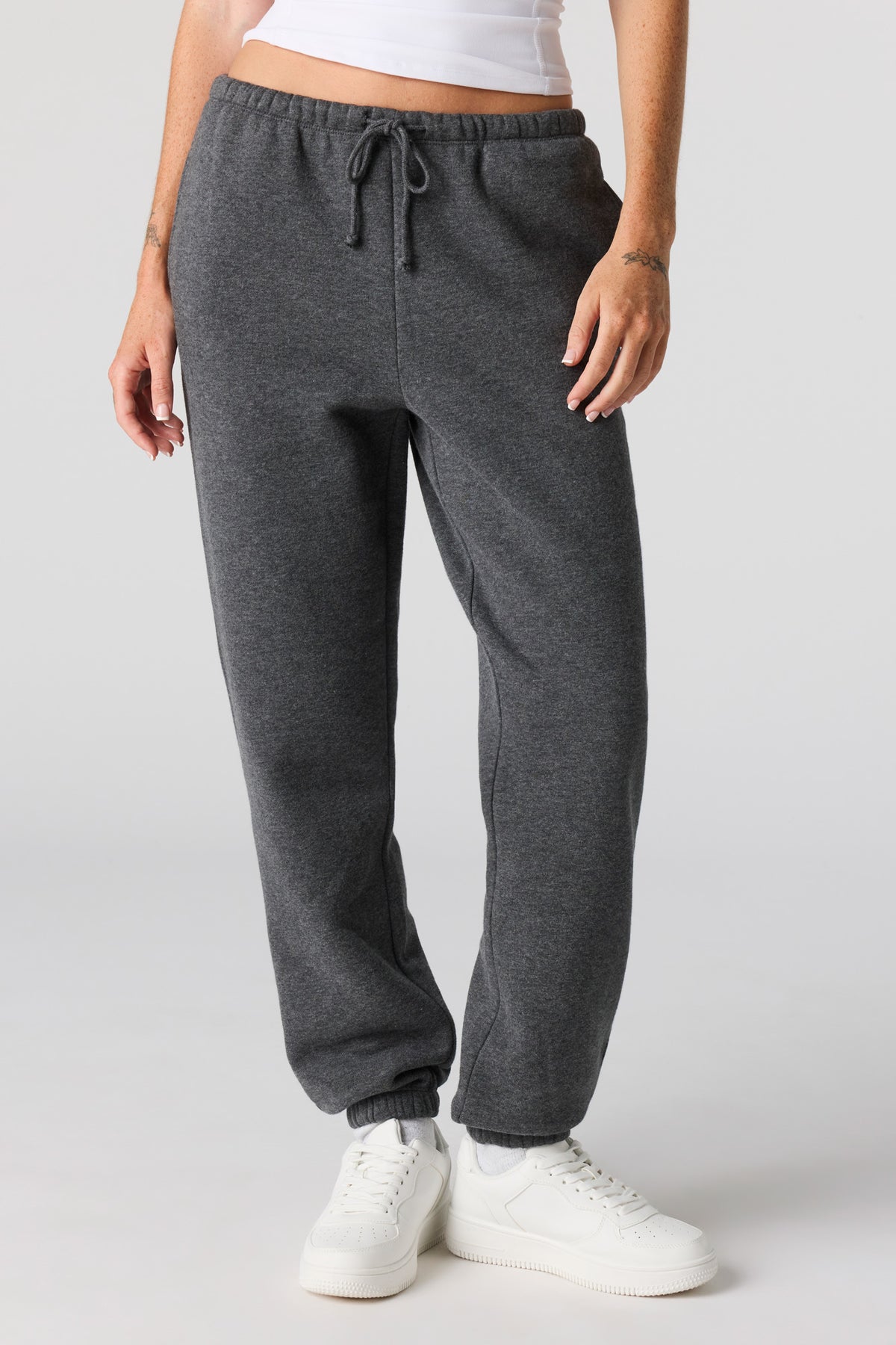 Alt View 10. Luxe Fleece Skinny Jogger - Burgundy