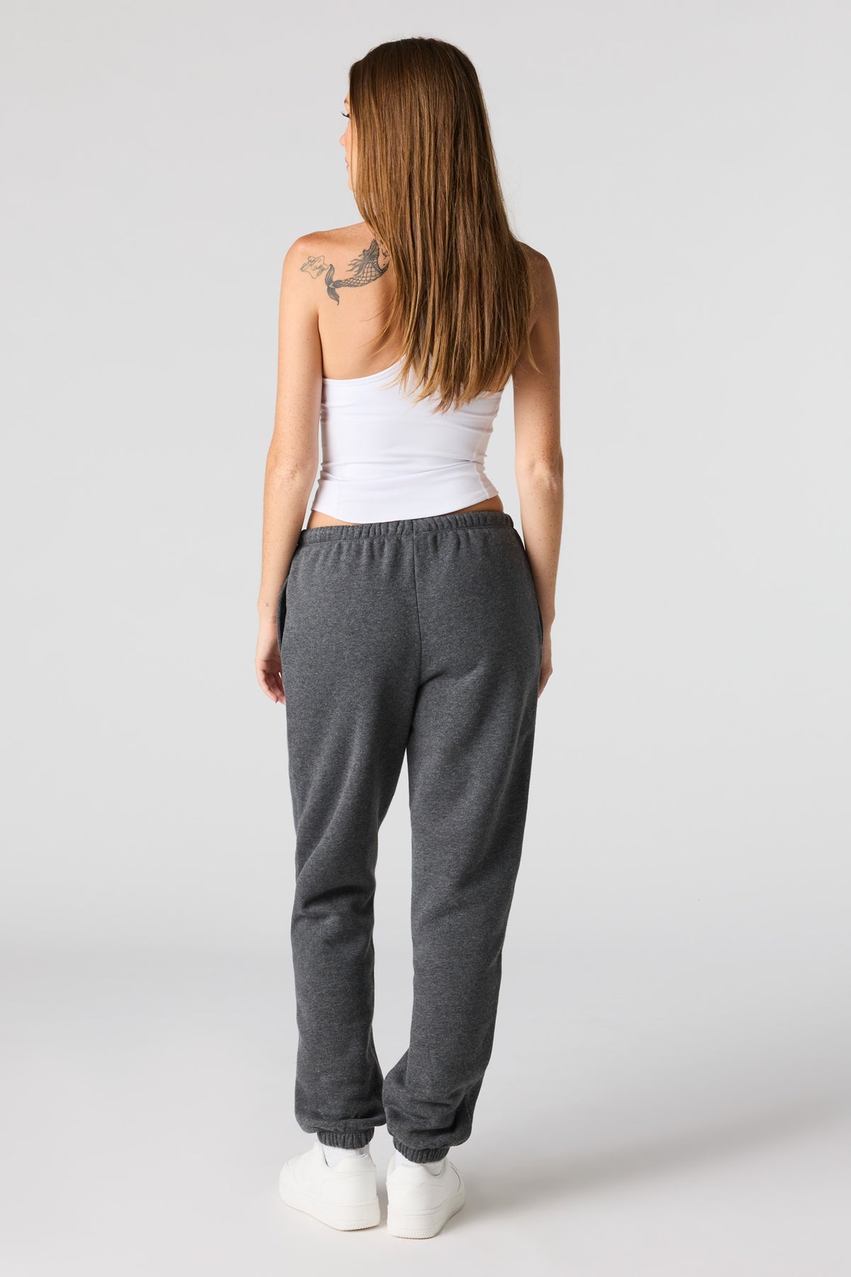 Alt View 11. Luxe Fleece Skinny Jogger - Burgundy