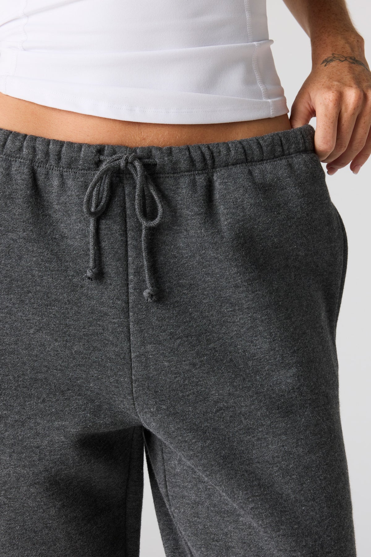 Alt View 12. Luxe Fleece Skinny Jogger - Burgundy