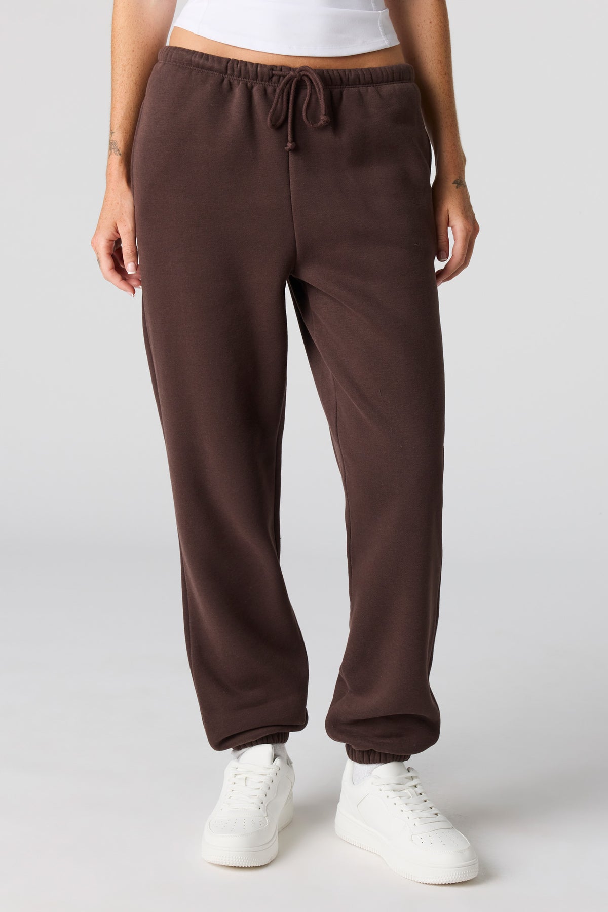 Alt View 18. Luxe Fleece Skinny Jogger - Burgundy