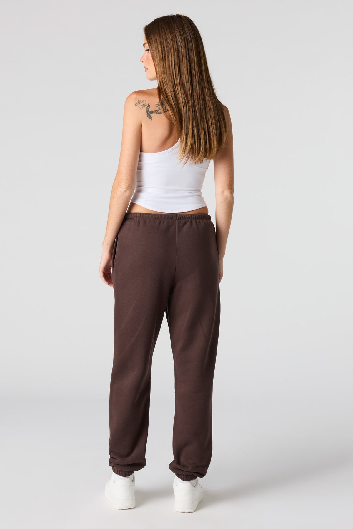 Alt View 19. Luxe Fleece Skinny Jogger - Burgundy