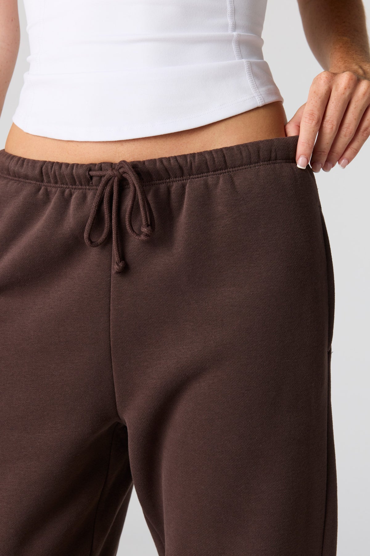 Alt View 20. Luxe Fleece Skinny Jogger - Burgundy