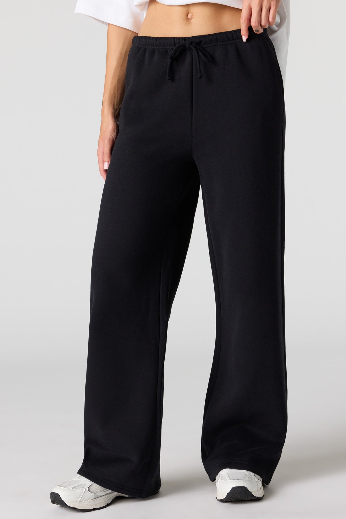 Alt View 15. Luxe Fleece Wide Leg Sweatpant - Burgundy