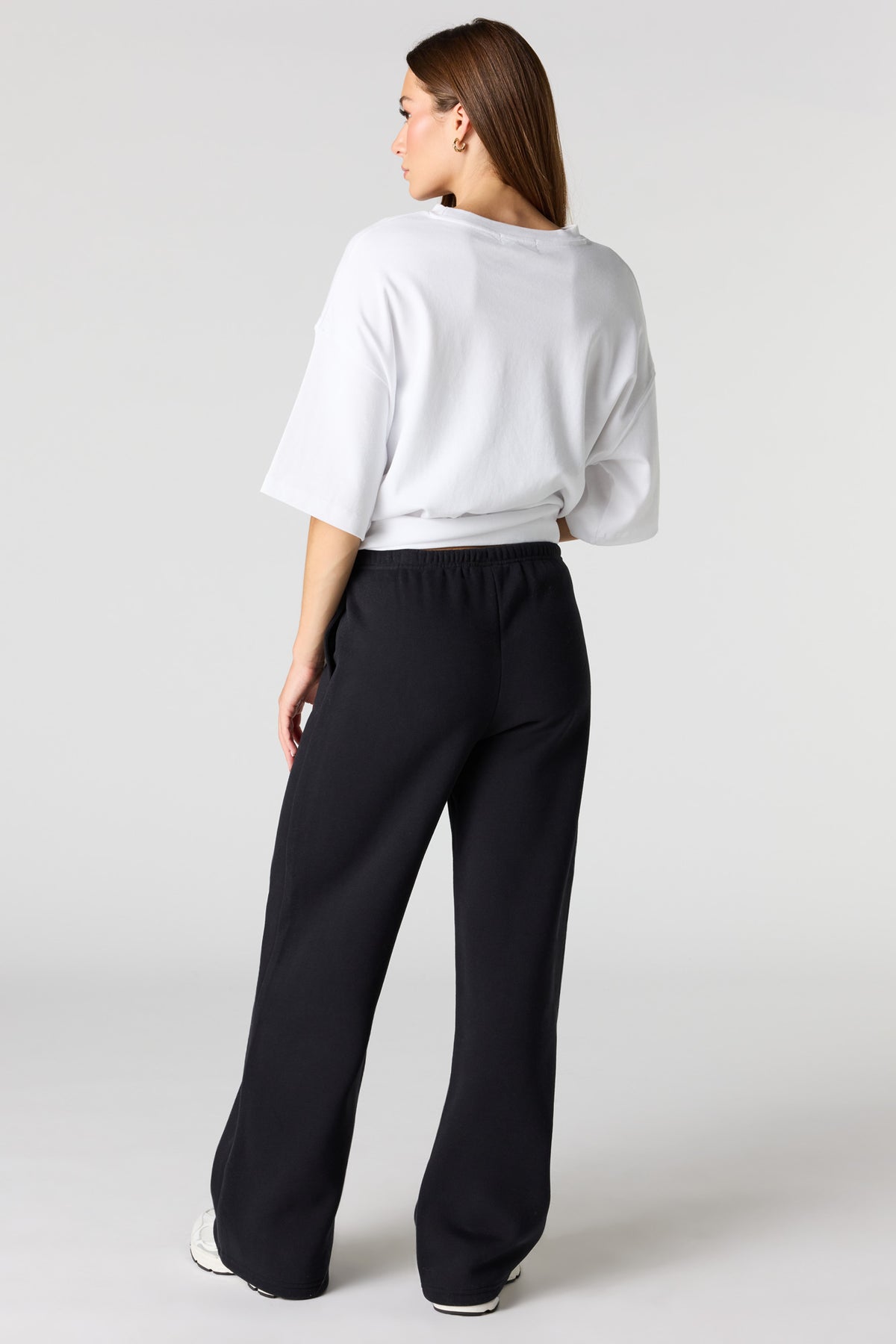 Alt View 16. Luxe Fleece Wide Leg Sweatpant - Burgundy