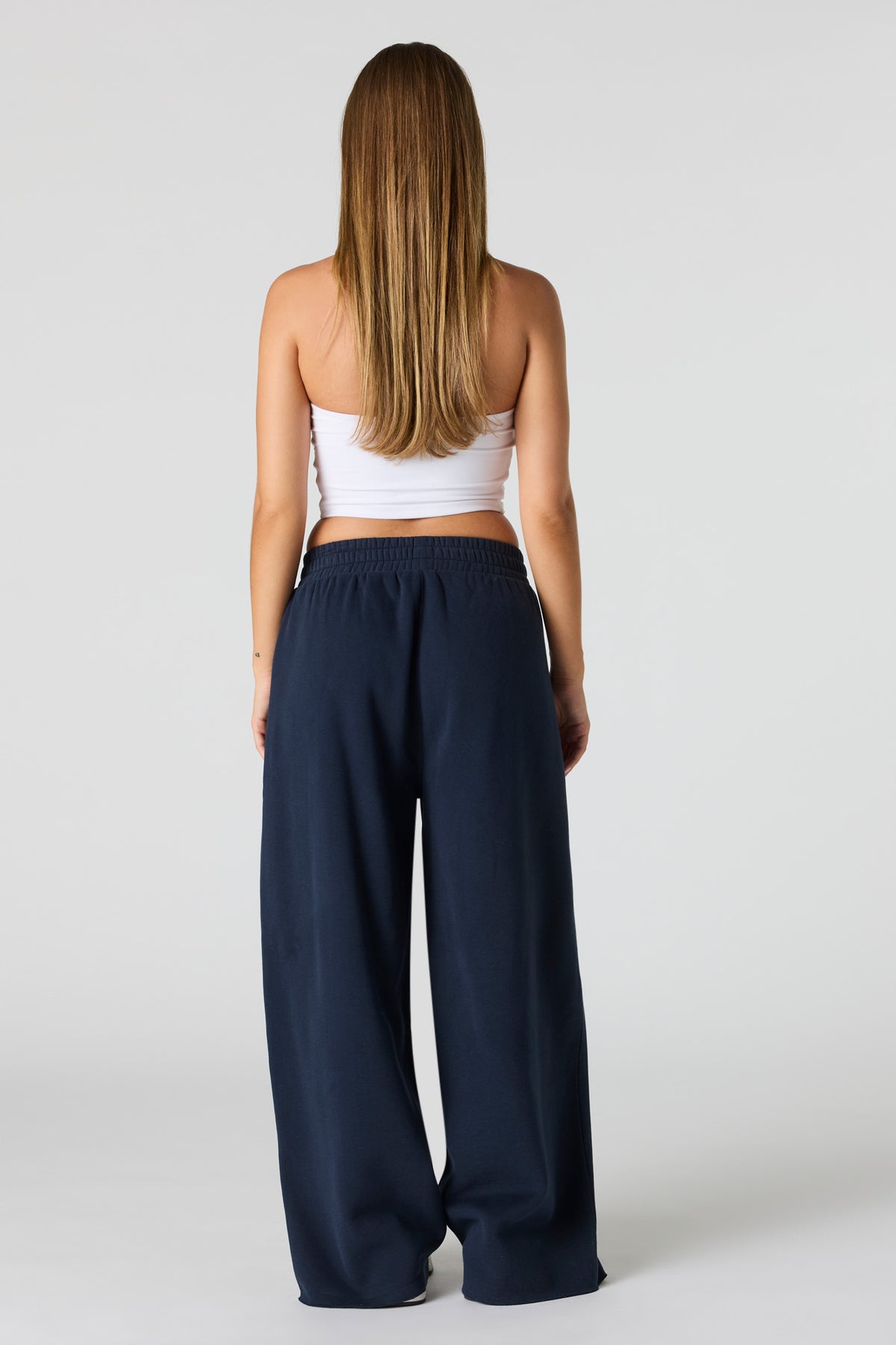 Alt View 3. Luxe Fleece Ultra Baggy Sweatpant - Dark Blue