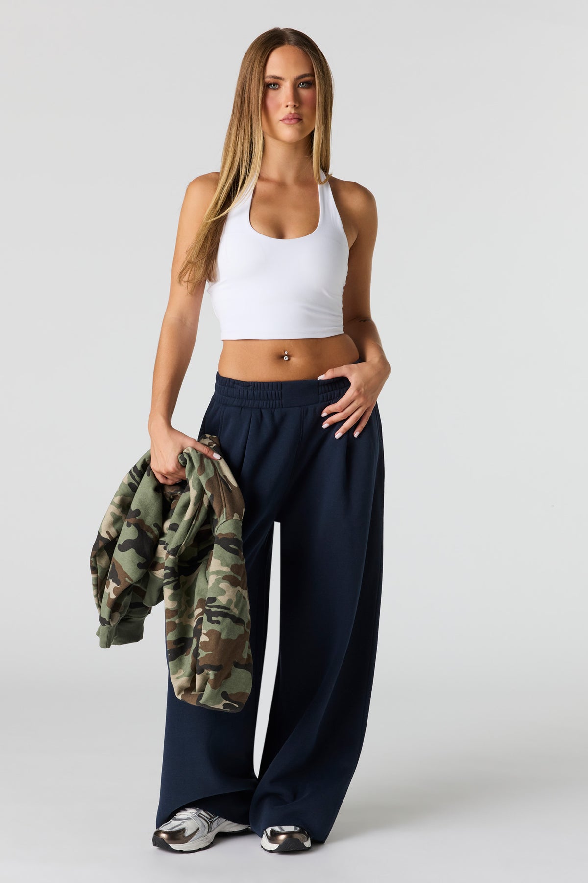 Luxe Fleece Ultra Baggy Sweatpant - Dark Blue