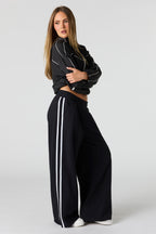 Pantalon d'entraînement ultrabaggy en molleton de luxe rayé