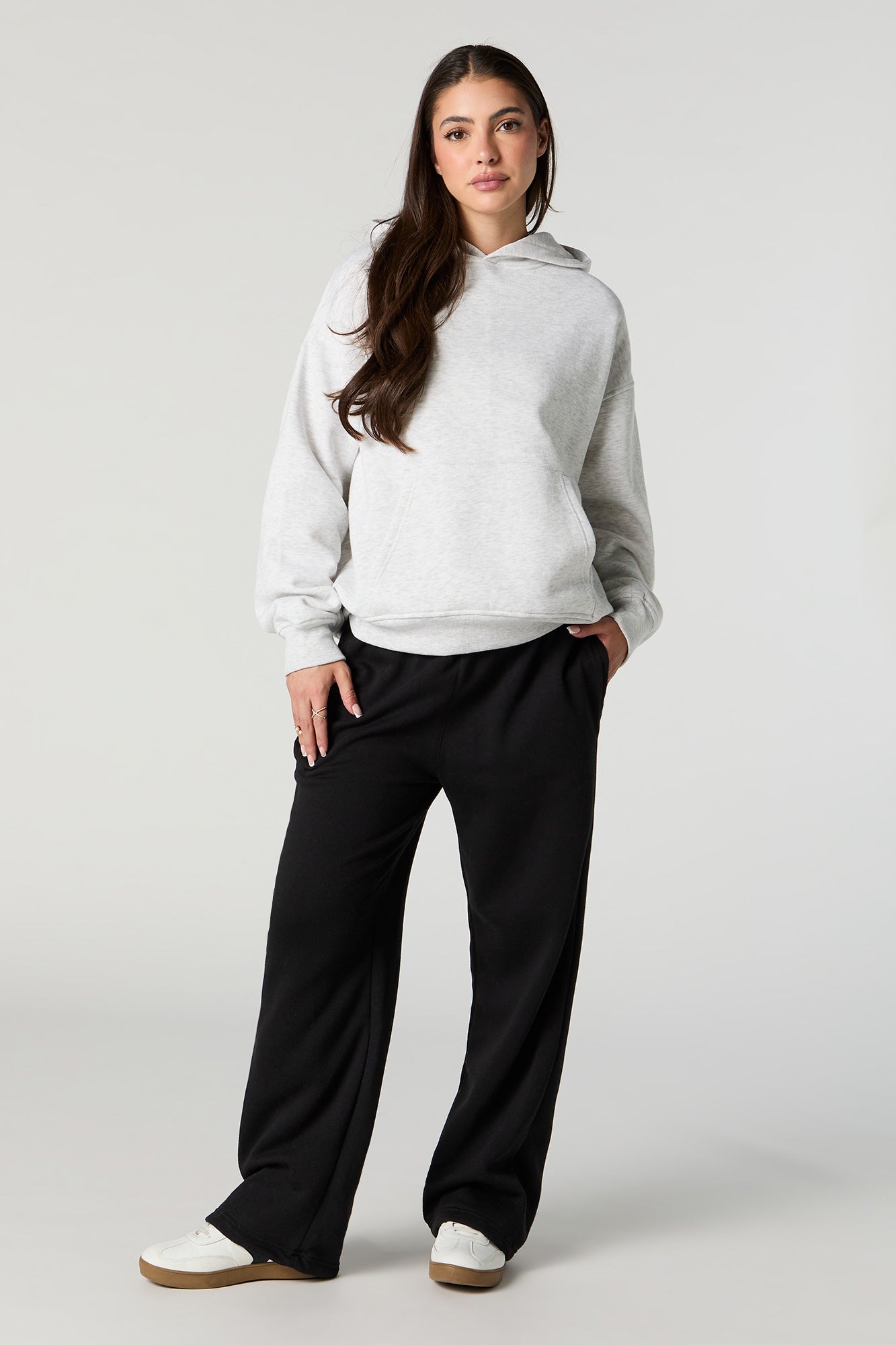 Fleece Wide Leg Sweatpant