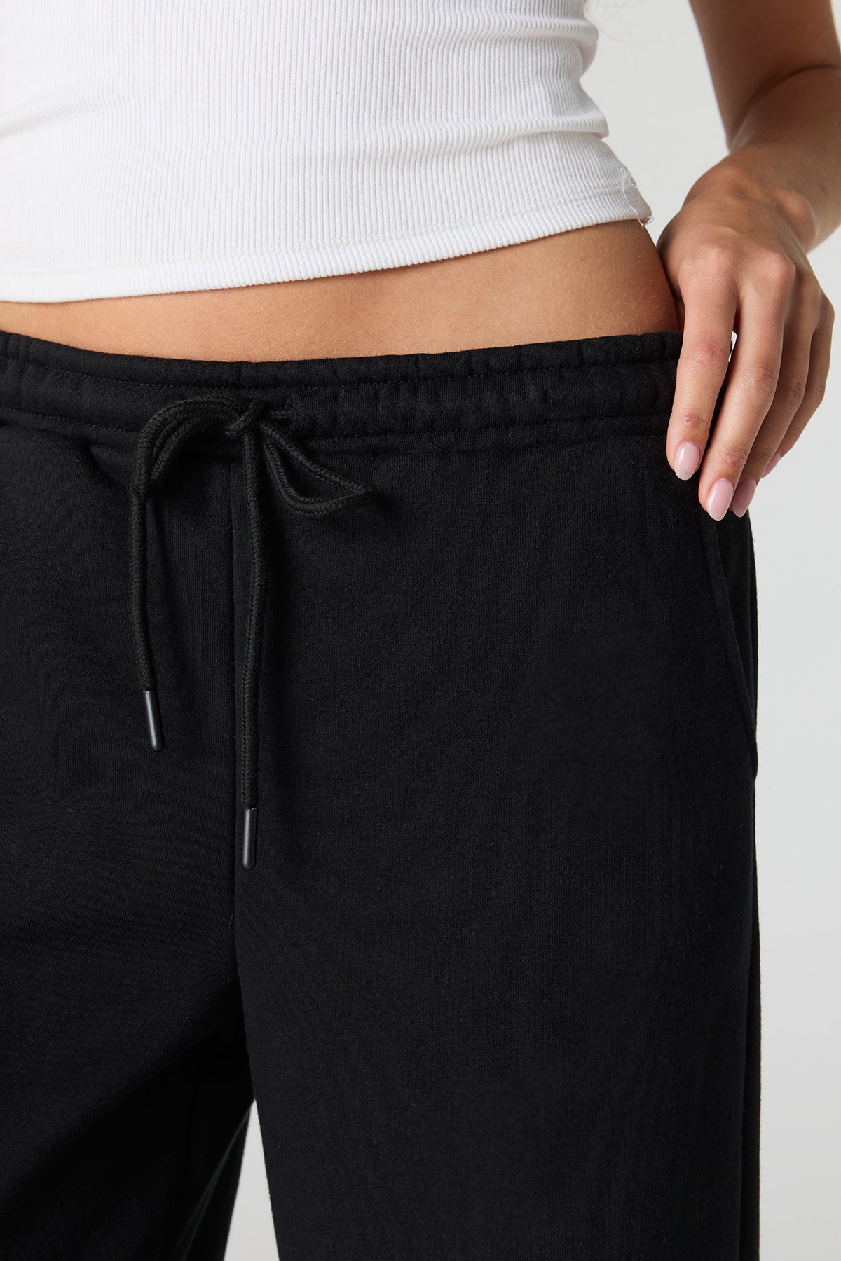 Vue alternative 8. Pantalon d'entraînement à jambe ultralarge en molleton de luxe