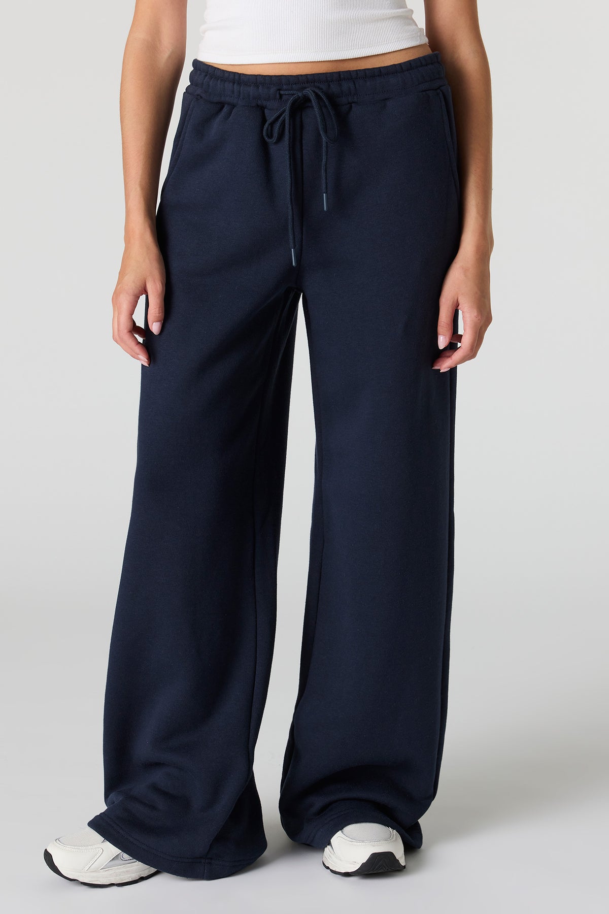 Vue alternative 18. Pantalon d'entraînement à jambe ultralarge en molleton de luxe
