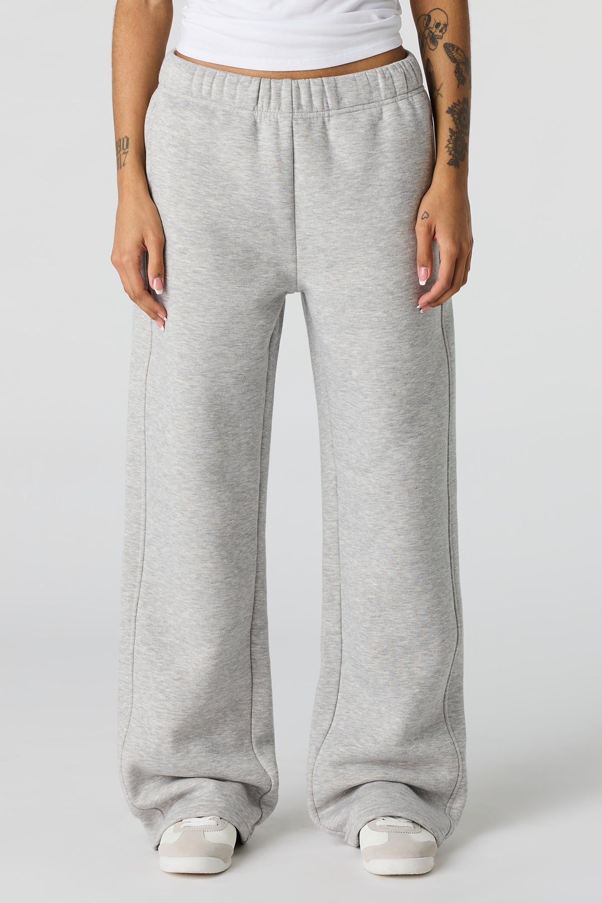 Vue alternative 8. Pantalon d'entraînement baggy en molleton de luxe
