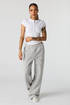 Pantalon d'entraînement baggy en molleton de luxe