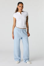 Pantalon d'entraînement baggy en molleton de luxe