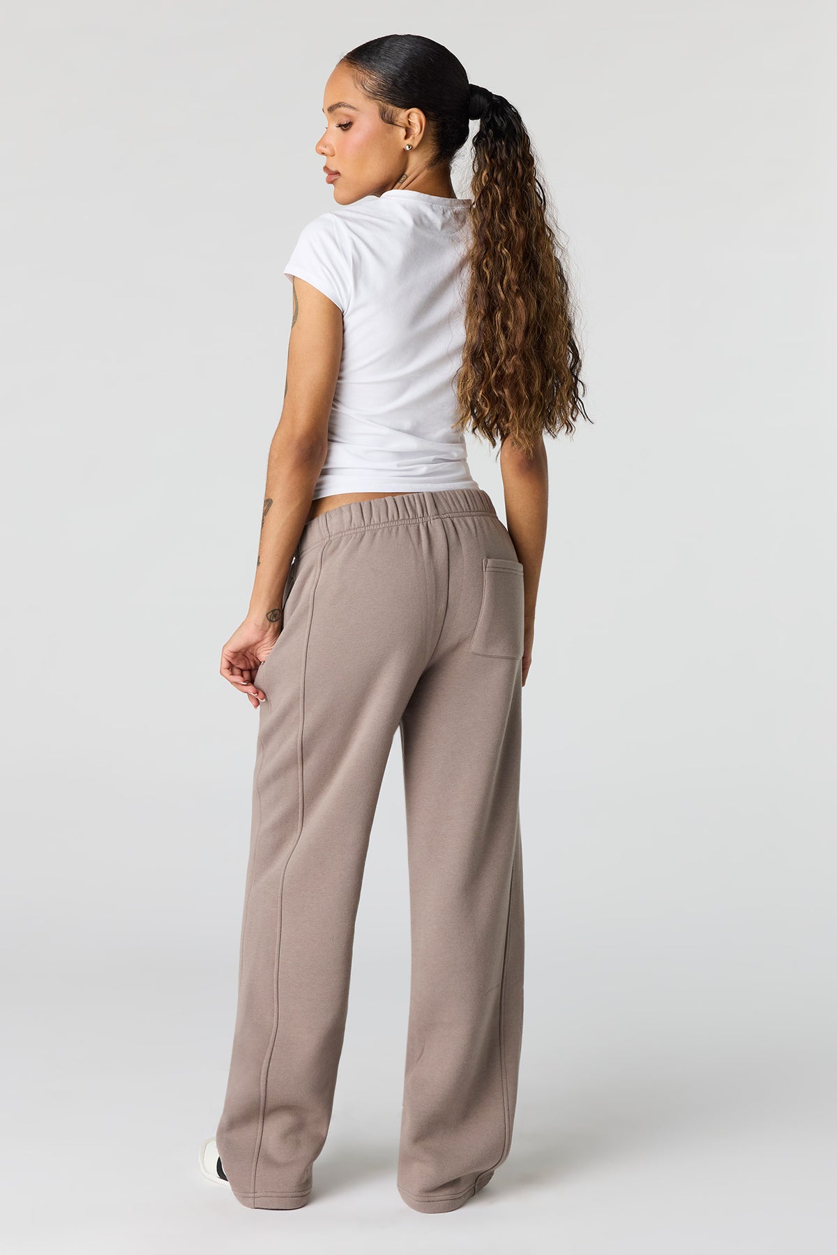 Vue alternative 3. Pantalon d'entraînement baggy en molleton de luxe