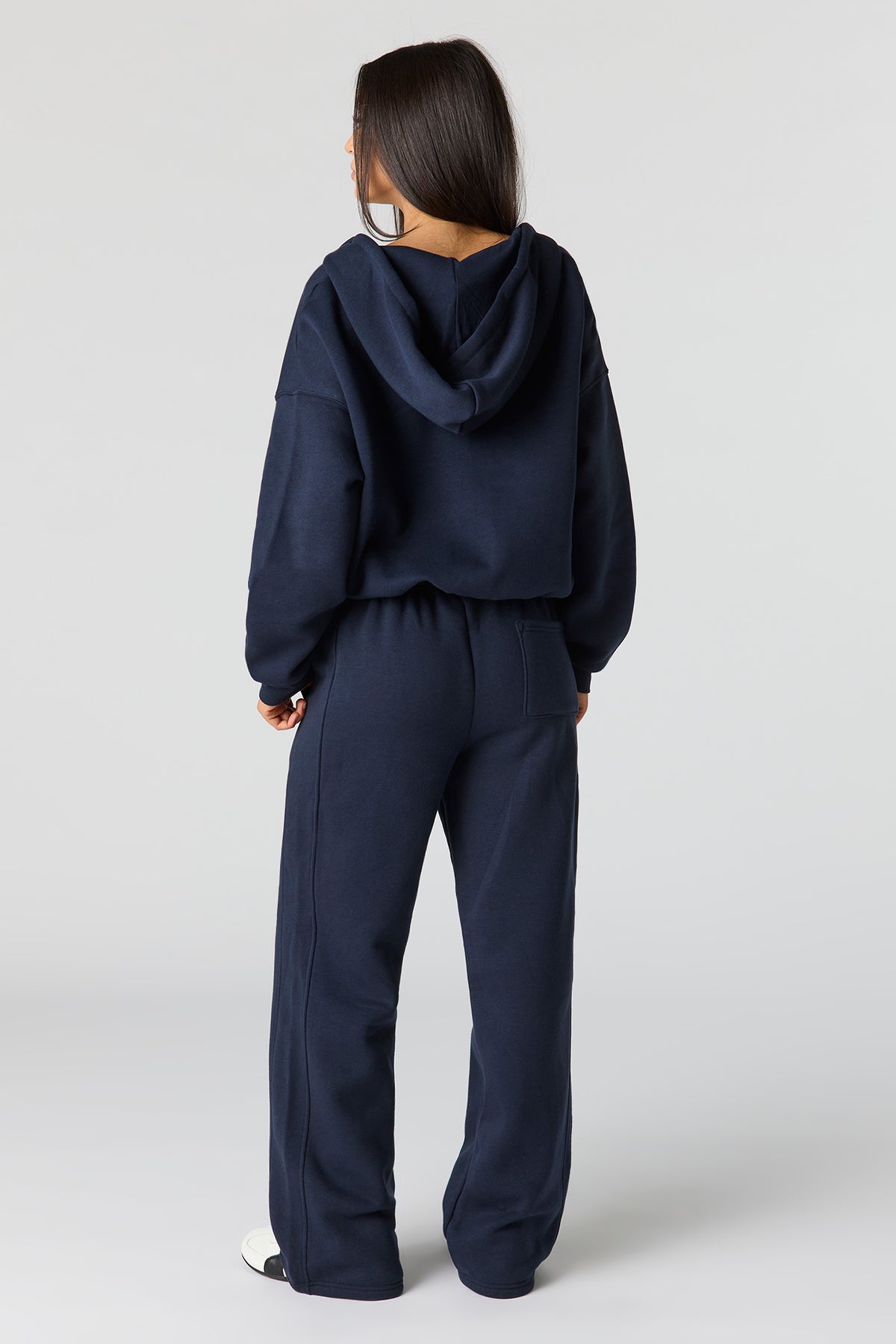 Alt View 3. Luxe Fleece Baggy Sweatpant - Dark Blue