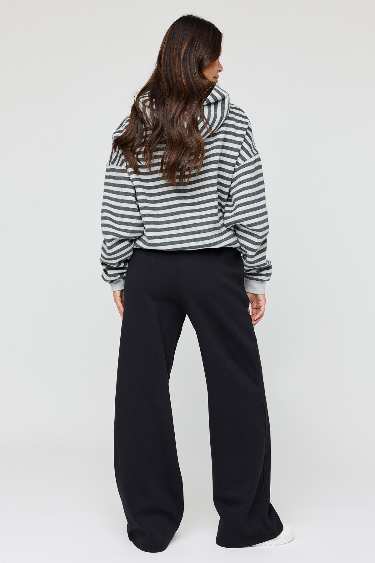 Vue alternative 3. Pantalon d'entraînement à jambe ultralarge en molleton de luxe