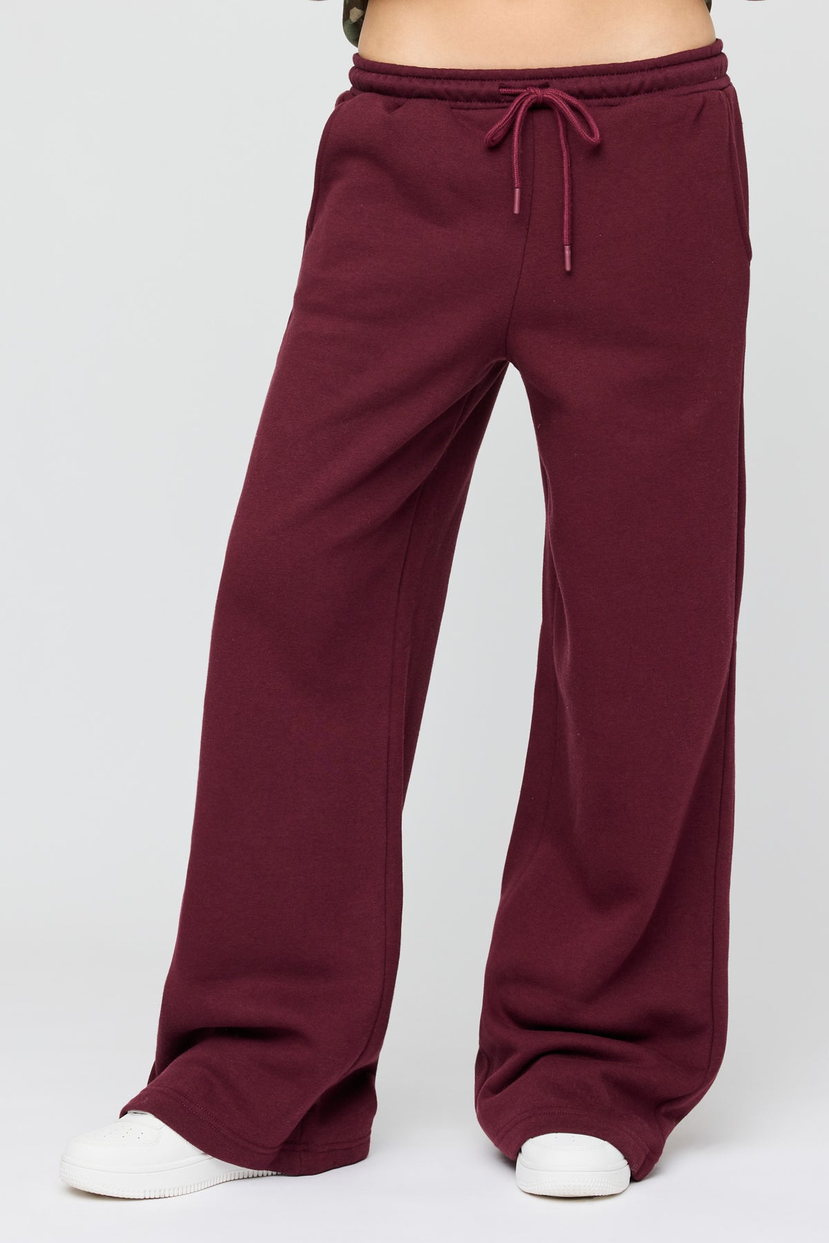 Vue alternative 2. Pantalon d'entraînement à jambe ultralarge en molleton de luxe