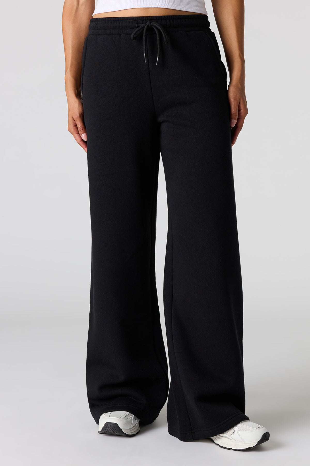 Alt View 6. Luxe Fleece Ultra Wide Leg Sweatpant - Purple