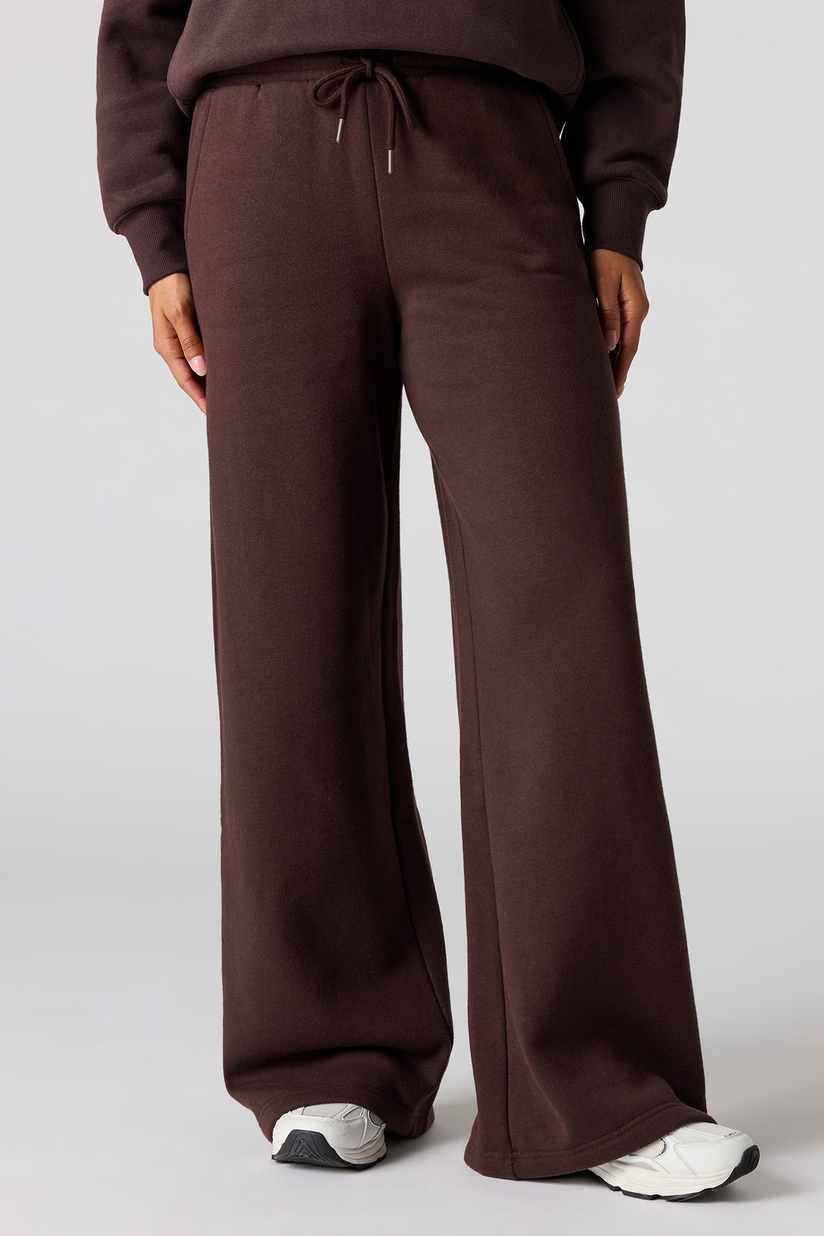 Alt View 9. Luxe Fleece Ultra Wide Leg Sweatpant - Purple