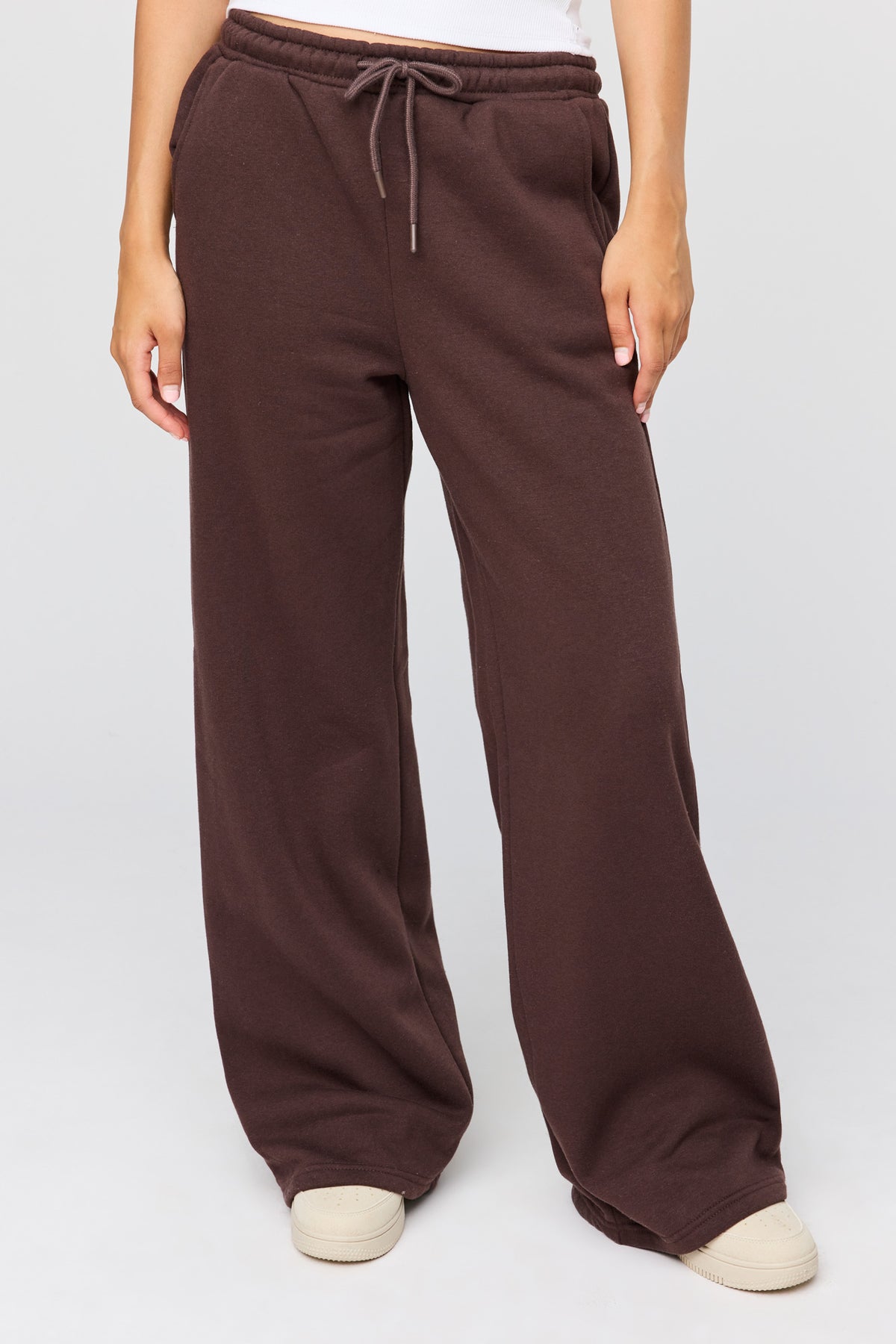 Vue alternative 11. Pantalon d'entraînement à jambe ultralarge en molleton supérieur