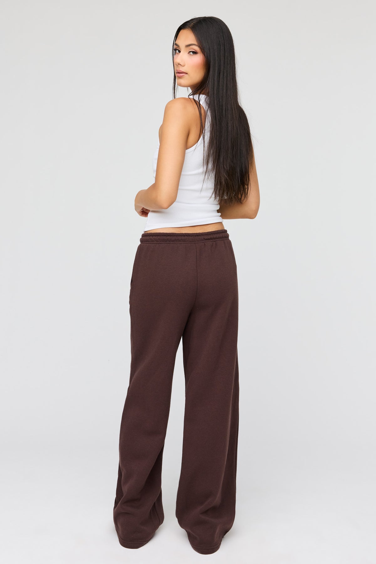 Vue alternative 12. Pantalon d'entraînement à jambe ultralarge en molleton supérieur