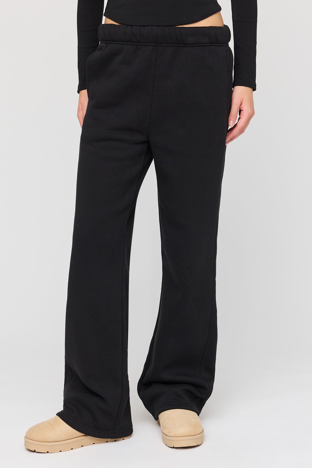 Alt View 6. Luxe Fleece Baggy Sweatpant - Light Blue