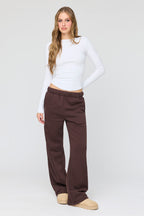 Pantalon d'entraînement baggy en mollelton de luxe