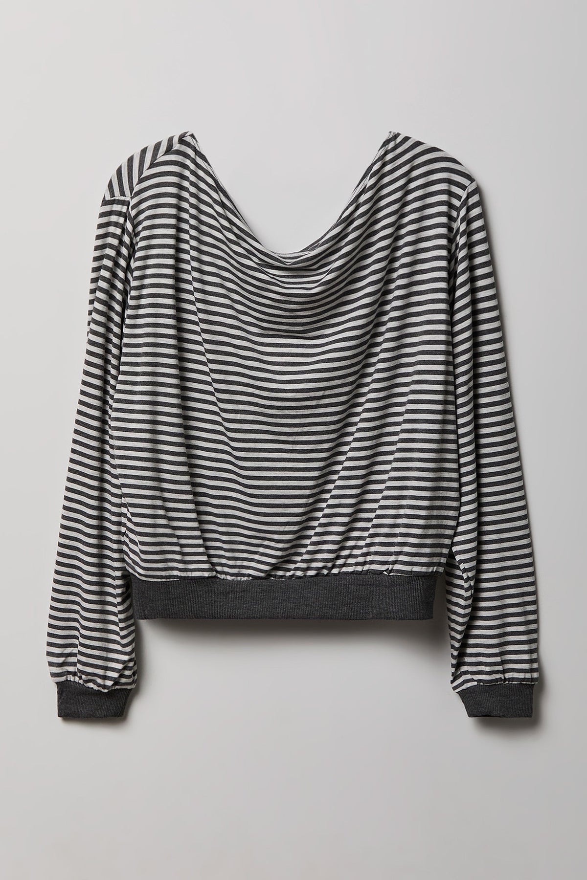 Alt View 2. Studded Off Shoulder Top - Black with White