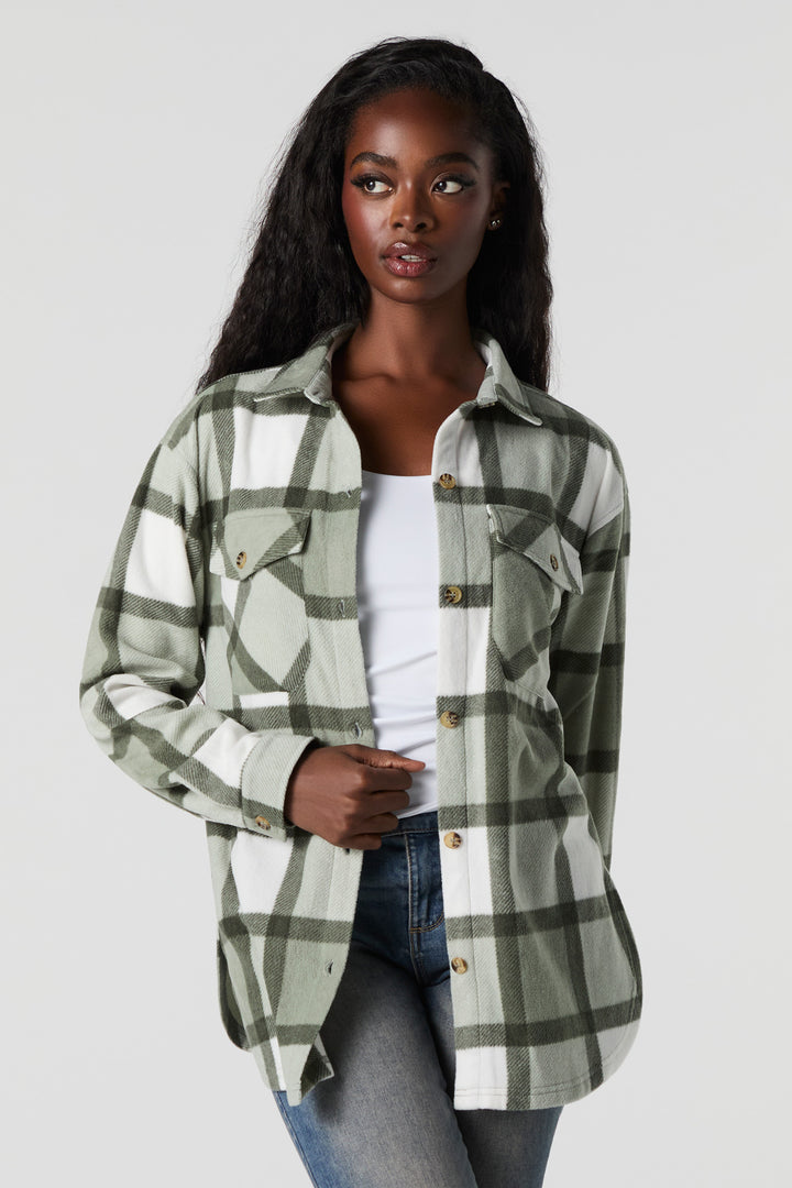 Plaid Fleece Shacket
