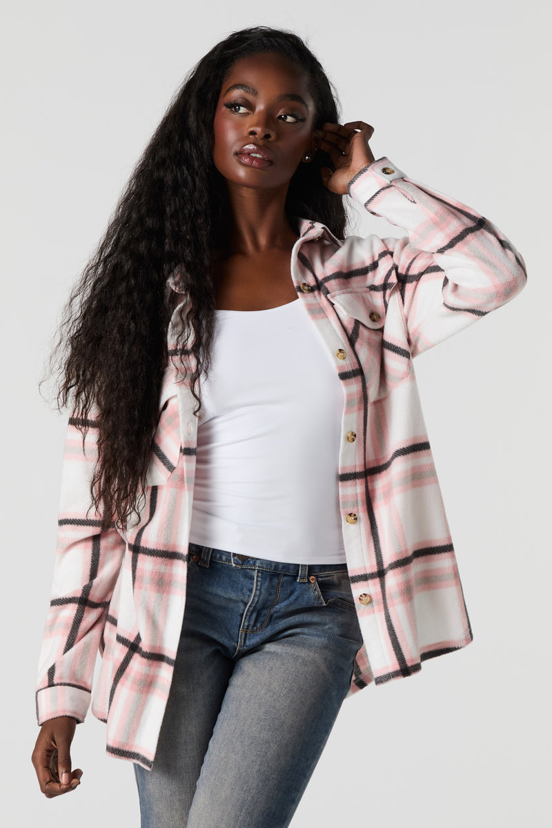 Plaid Fleece Shacket