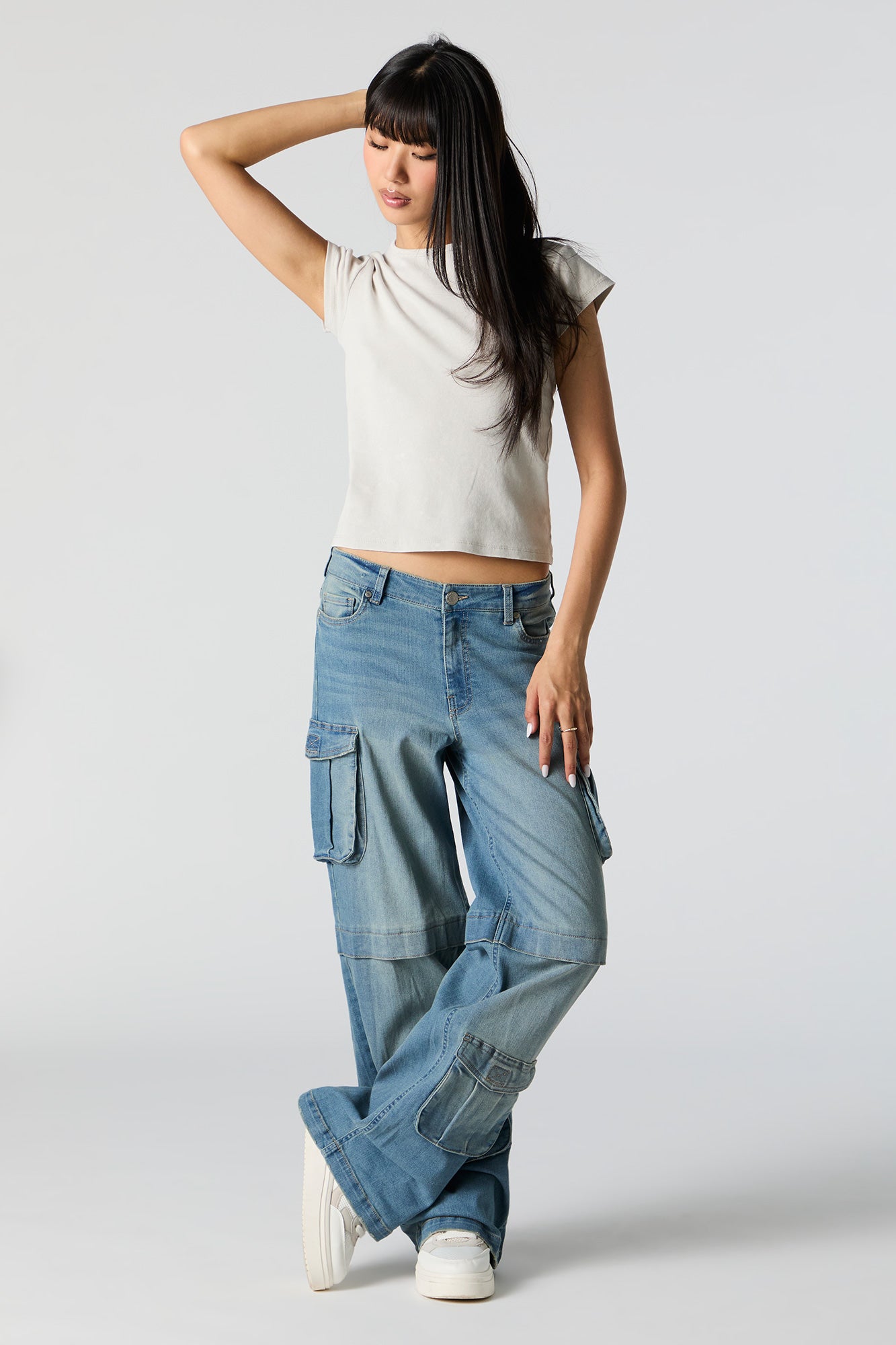 Wide Leg Cargo Jean