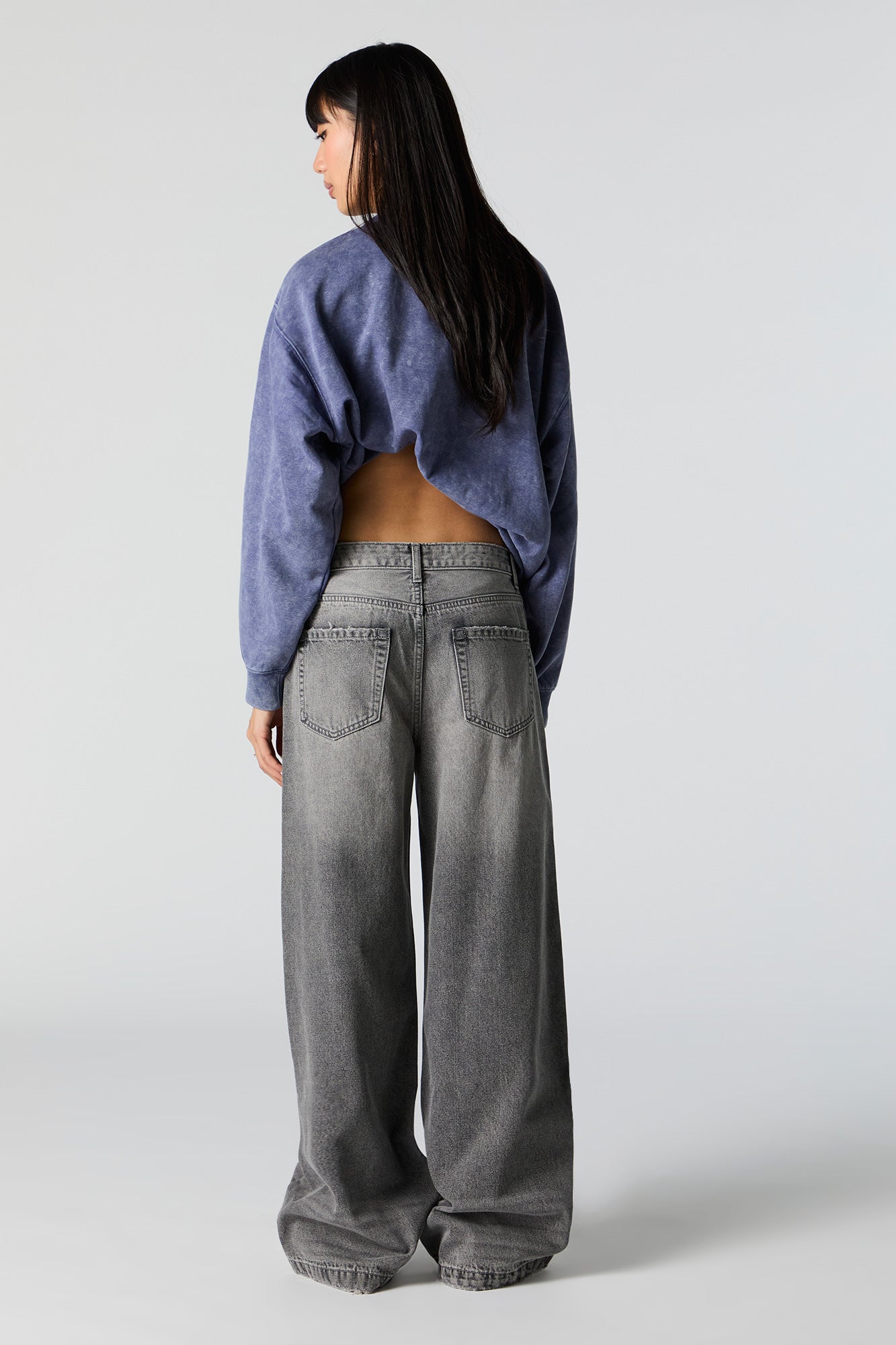 High Rise Super Wide Leg Jean