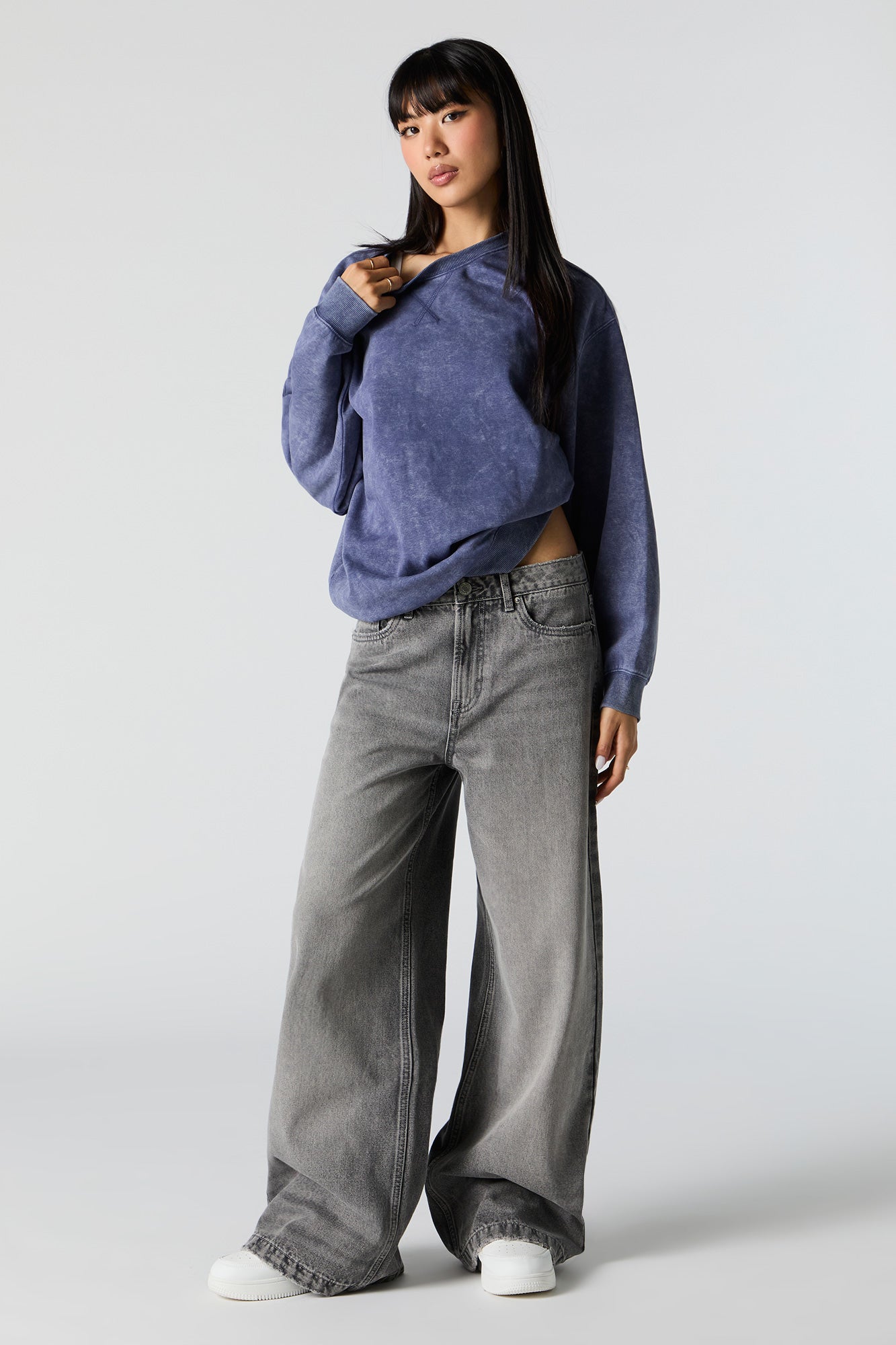 High Rise Super Wide Leg Jean