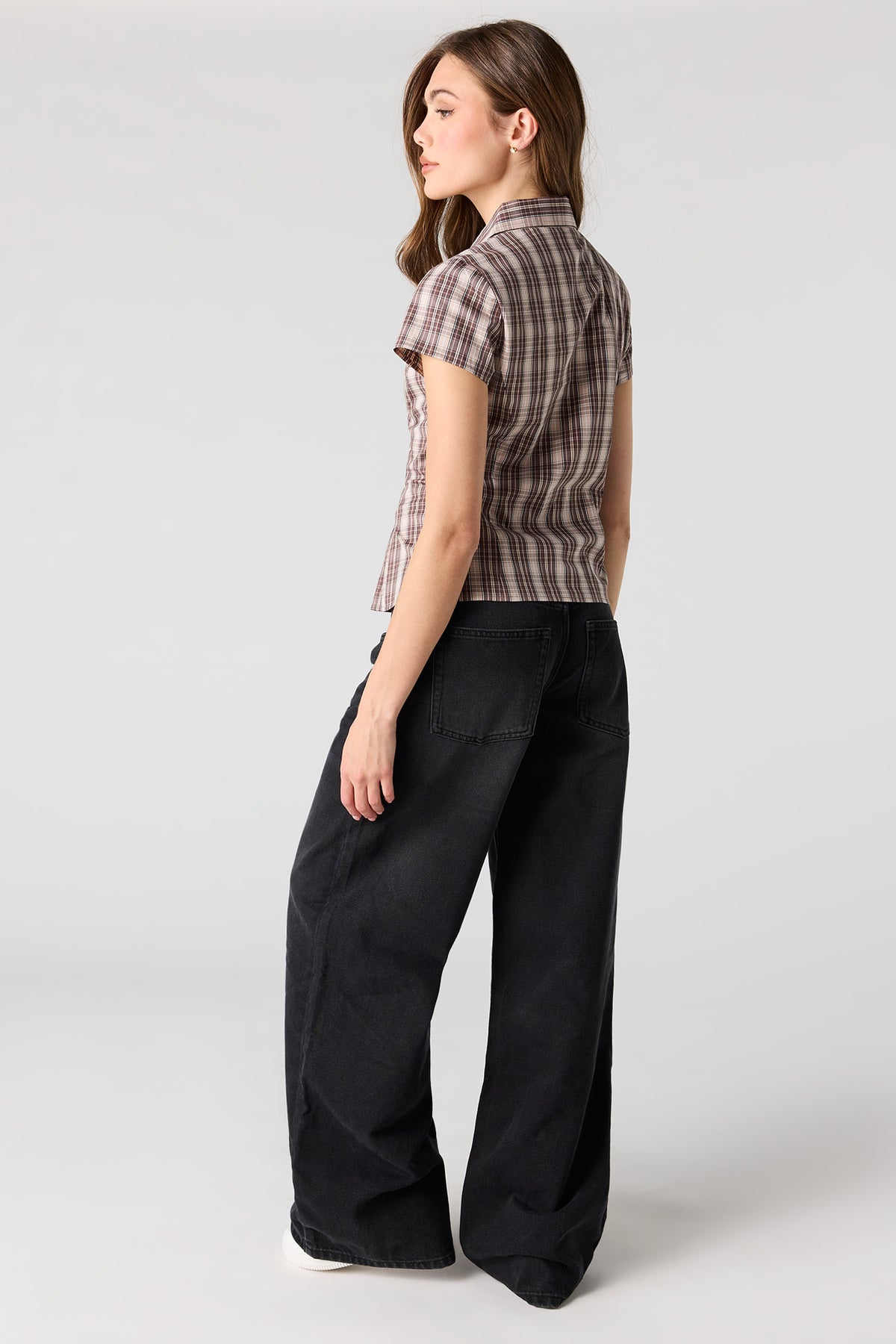 Vue alternative 3. Jean super baggy London à taille basse avec ceinture