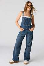 Straight Denim Overall