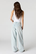 London Low Rise Super Baggy Patched Jean