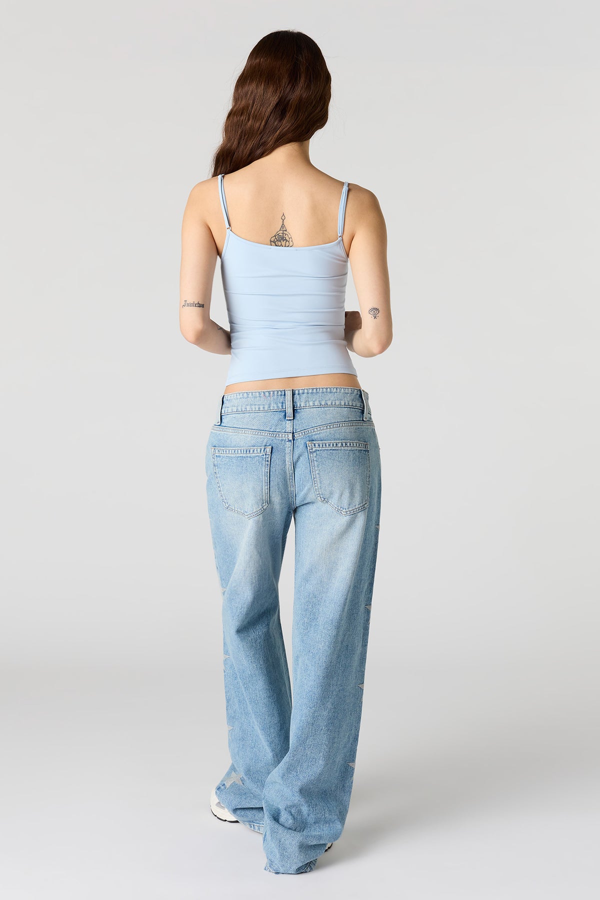 Vue alternative 3. Jen baggy Brooklyn à taille basse avec motif d'étoile 