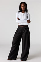 Baggy Dress Pant with Belt