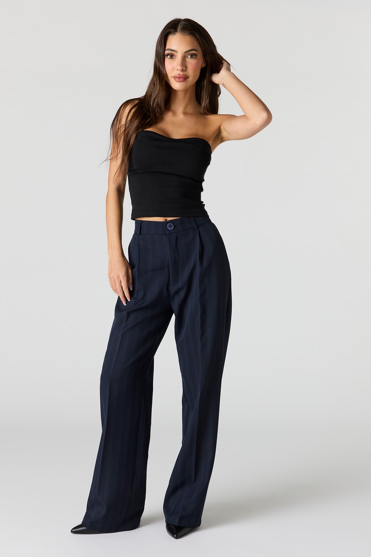 Pantalon habillé à jambe large