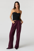 Pantalon habillé à jambe large