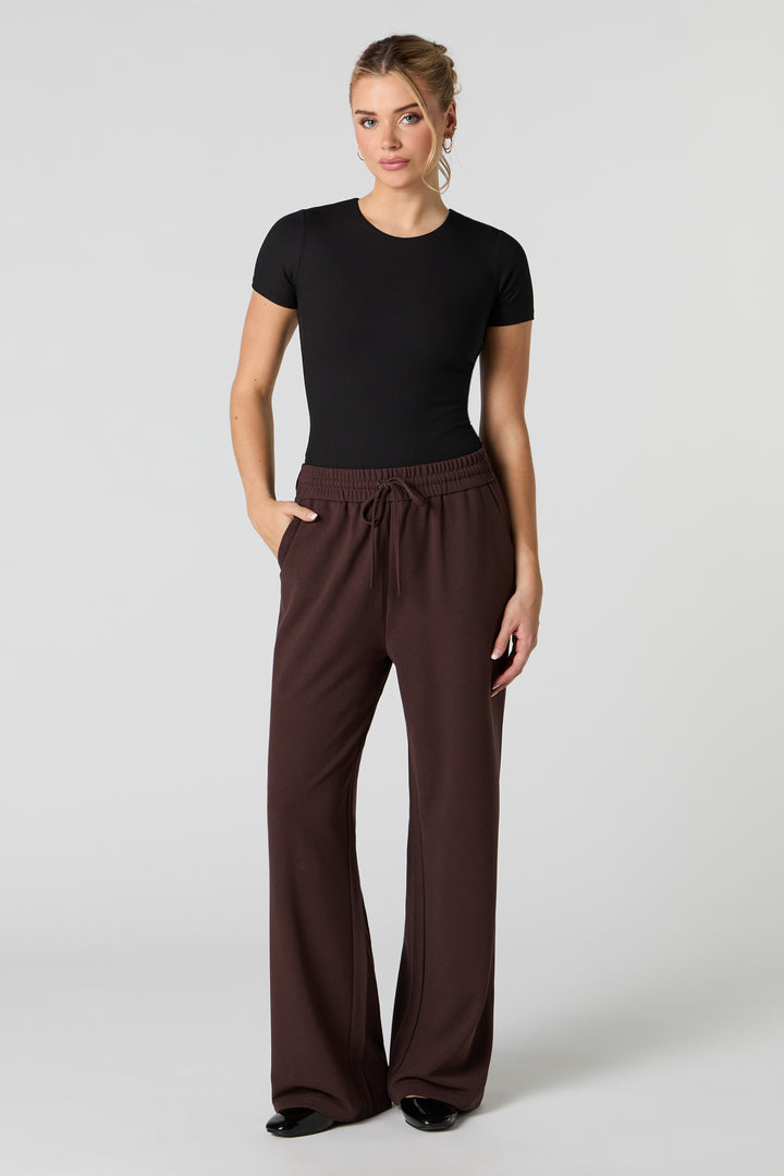 Pantalon habillé fluide à jambe large